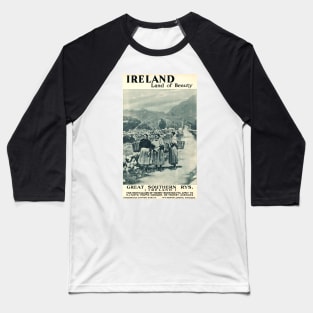 Vintage Travel - Ireland Baseball T-Shirt